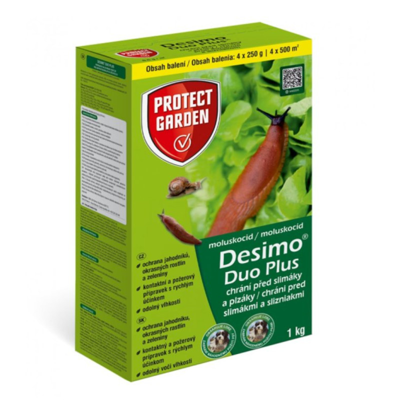 PROTECT GARDEN Prípravok proti slimákom DESIMO DUO PLUS 1 kg