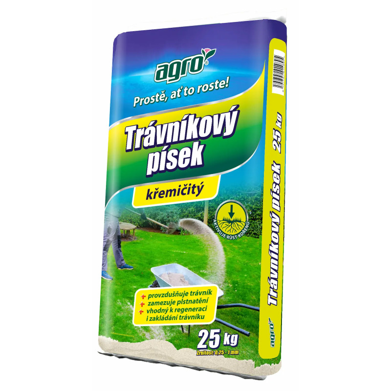 AGRO Trávnikový kremičitý piesok 25 kg