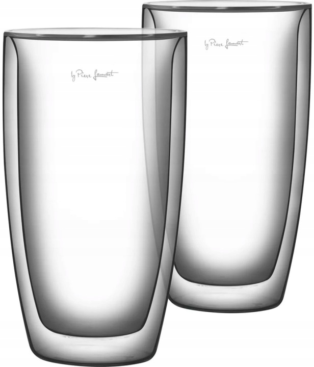 LAMART Sklenený termo pohár VASO LATTE 380ml 2ks/bal