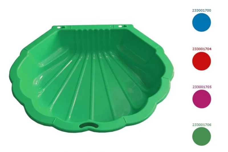 Pieskovisko mušľa MINI SANDY zelené 85 cm