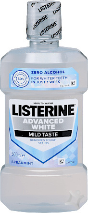 Listerine Ústna voda Advanced White Mild Taste 500ml