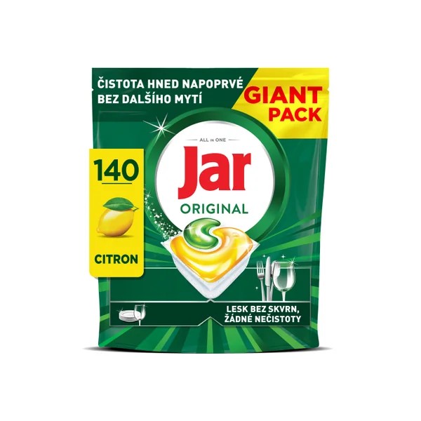 JAR Tablety do umývačky riadu Lemon 140ks/bal
