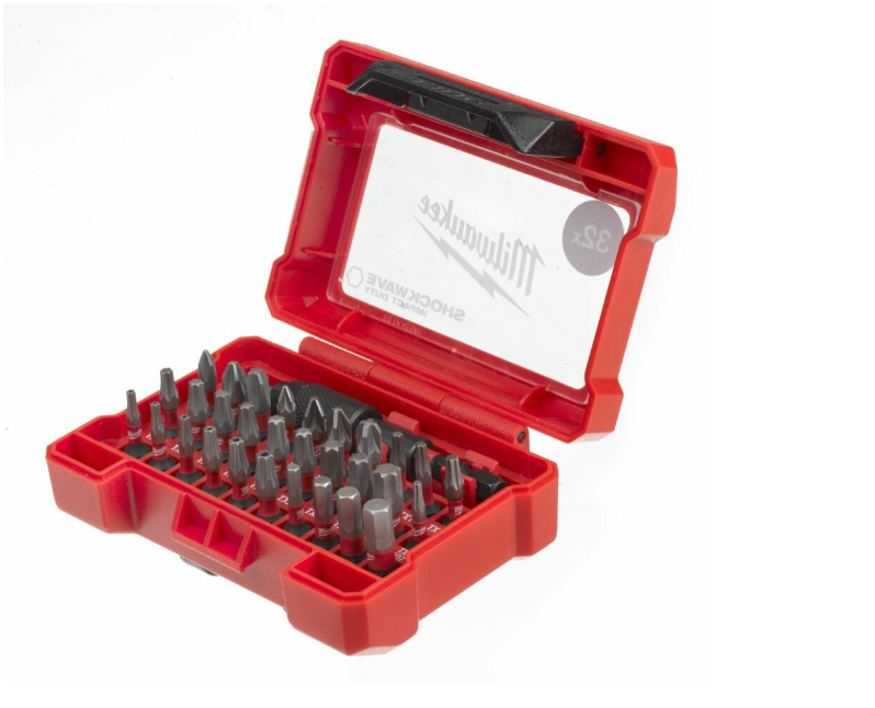MILWAUKEE SHOCKWAVE Sada skrutkovacích bitov - 32 ks 4932464240