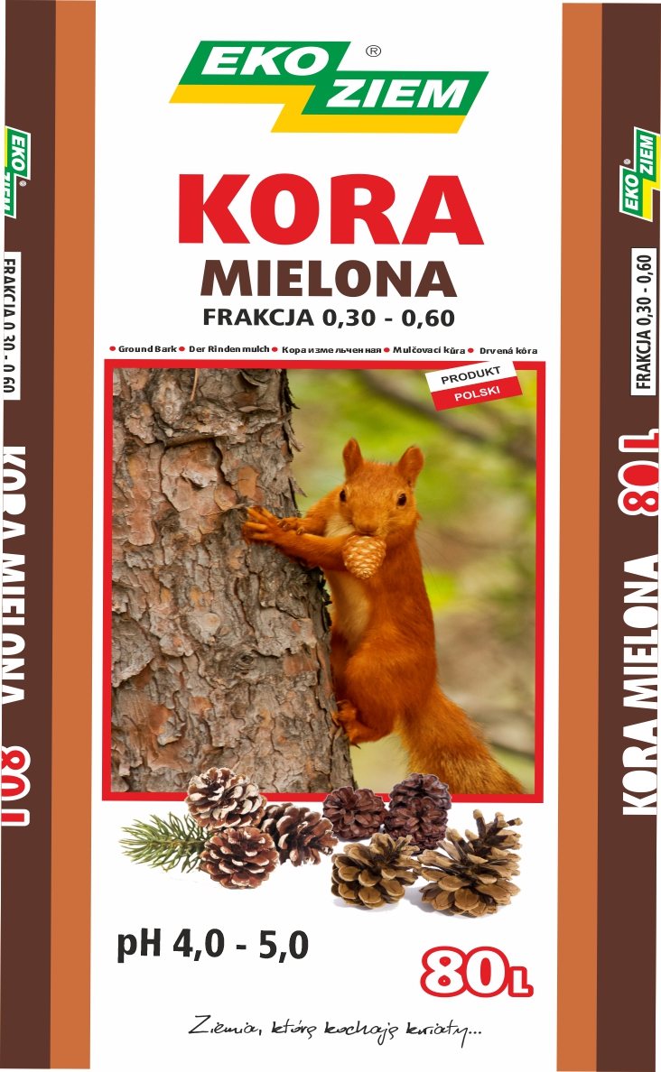 EKOZIEM Mulčovacia kôra borovicová Lux 50 - 120 mm 80 L