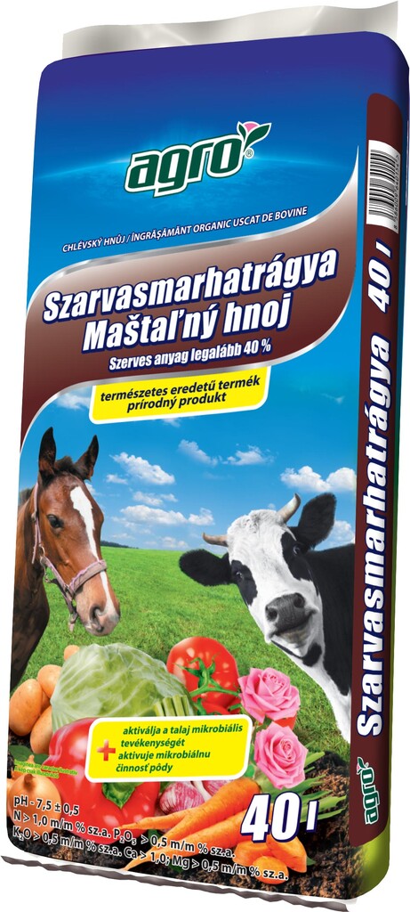 AGRO Maštaľný  hnoj 40 l